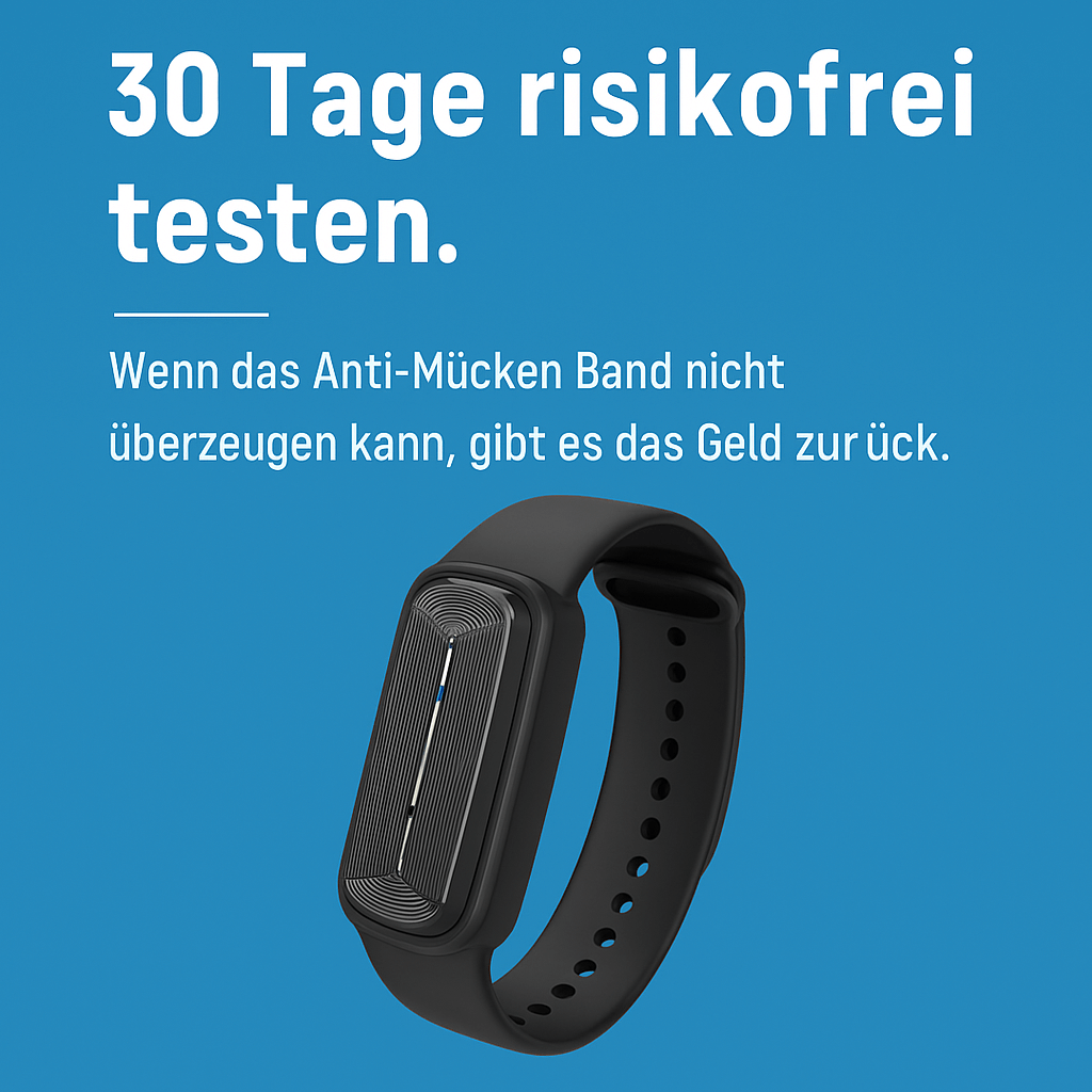 Anti-Mücken Armband | Ab der ersten Anwendung stichfrei!