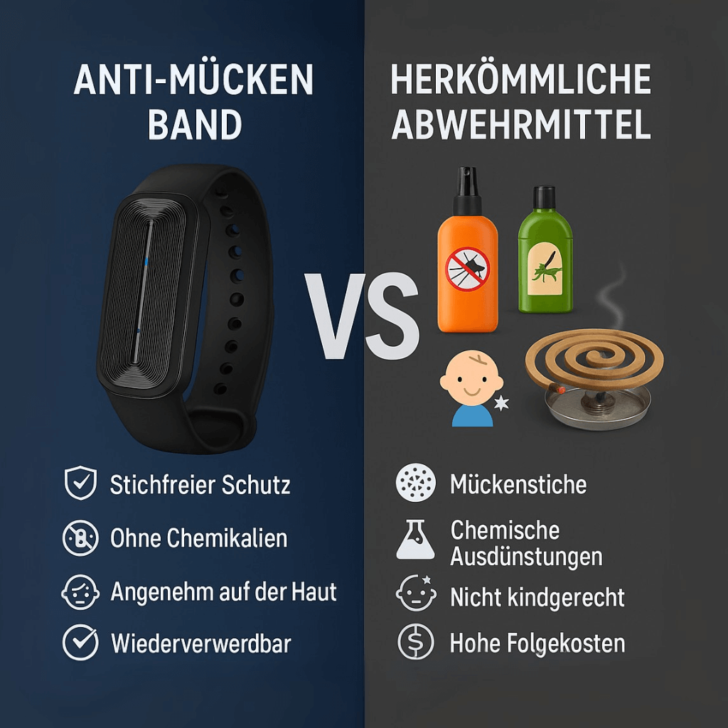 Anti-Mücken Armband | Ab der ersten Anwendung stichfrei!